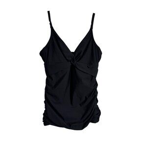 Helen Jon Tankini Size Medium Floating Underwire Black NWT Adjustable NWT $144
